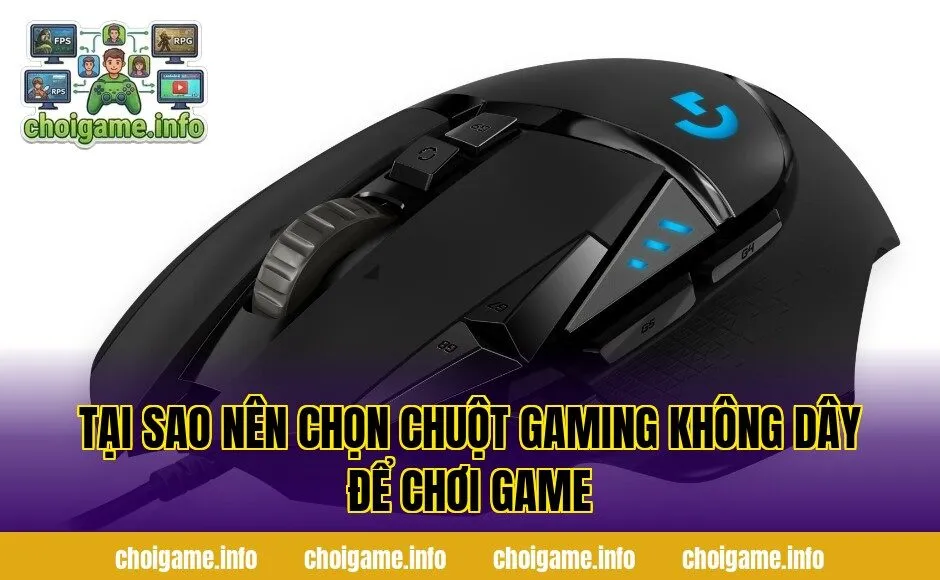 Tại sao nên chọn chuột gaming không dây để chơi game
