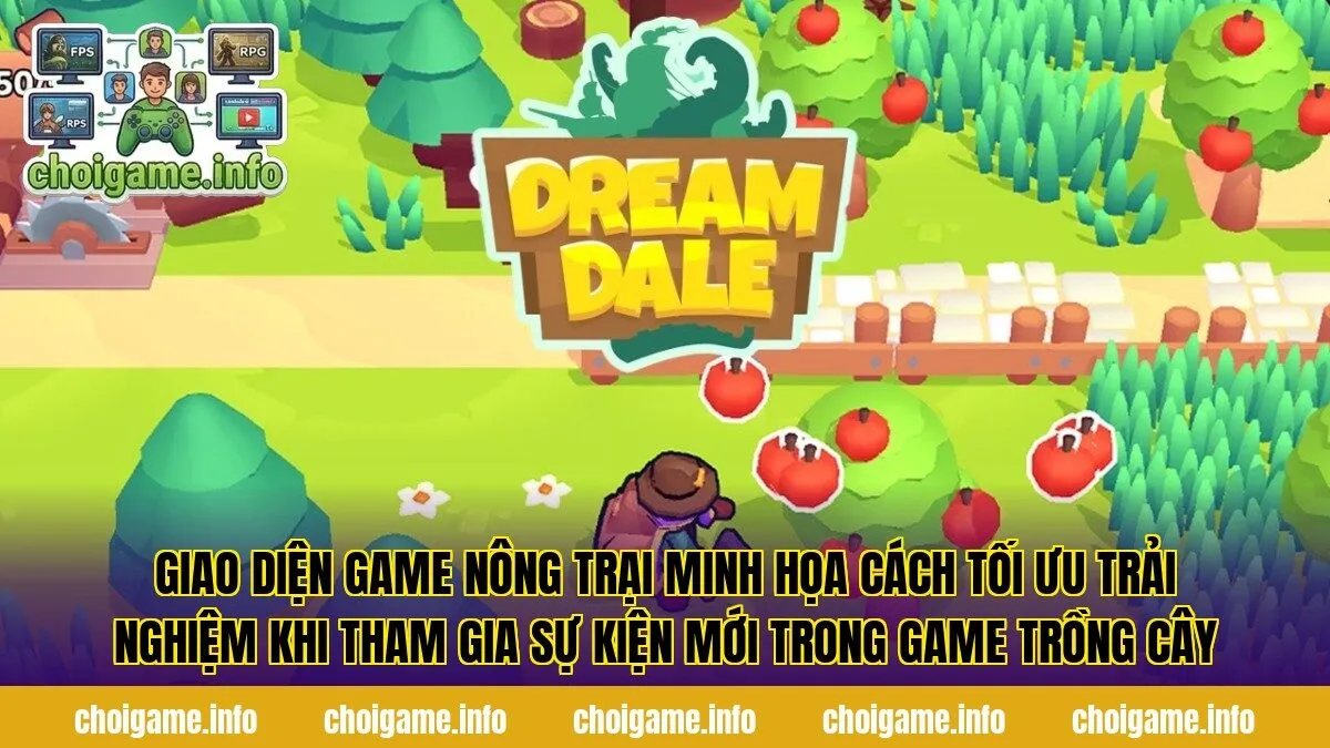 Giao diện game nông trại minh họa cách tối ưu trải nghiệm khi tham gia sự kiện mới trong game trồng cây