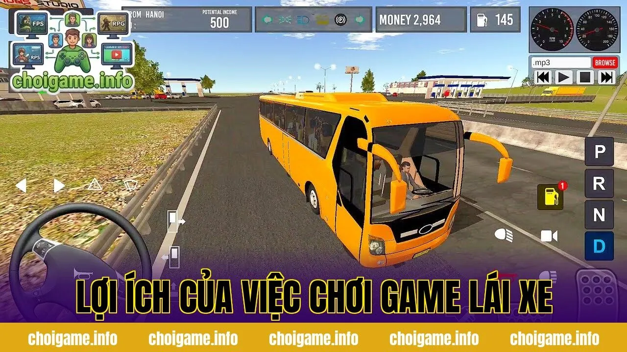 Lợi ích của việc chơi game lái xe