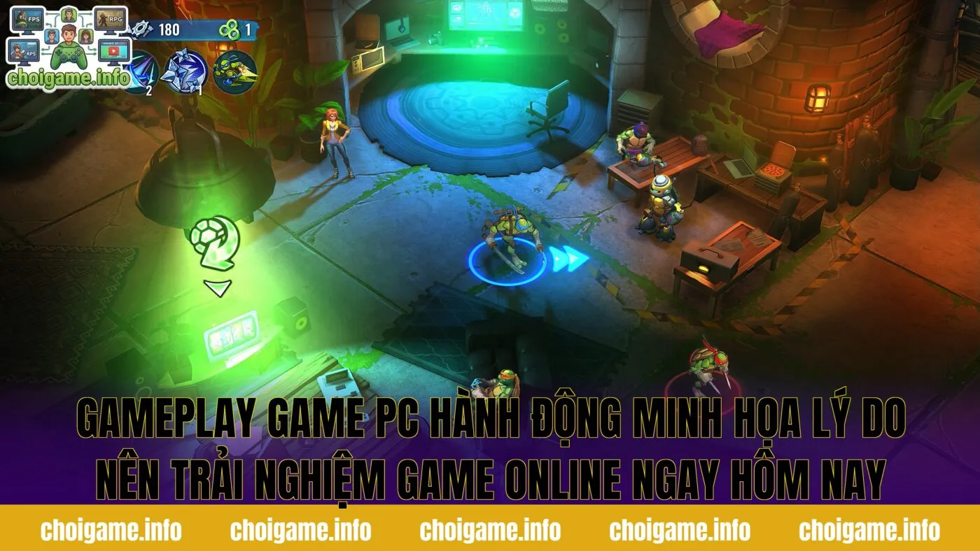 Gameplay game PC hành động minh họa lý do nên trải nghiệm game online ngay hôm nay