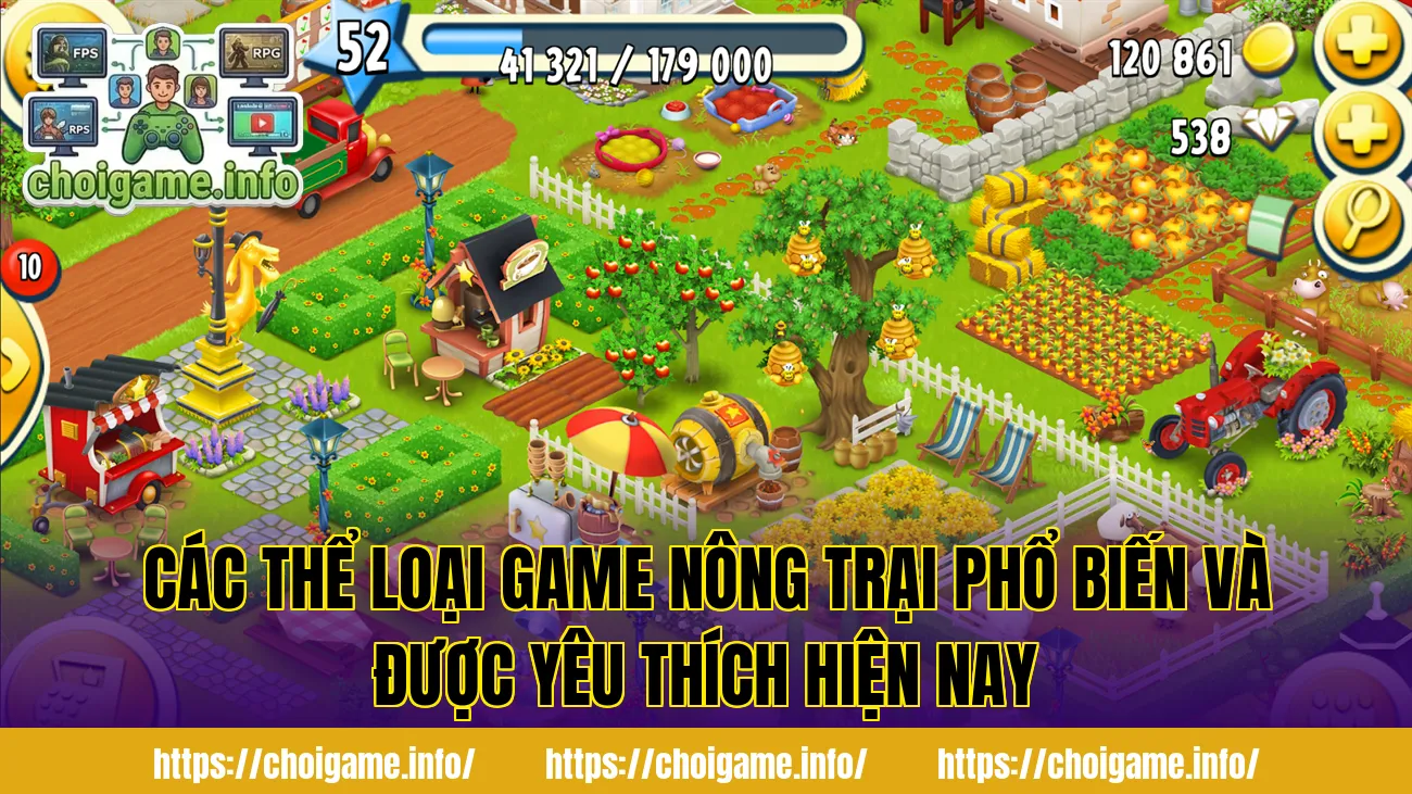 Các thể loại game nông trại phổ biến và được yêu thích hiện nay
